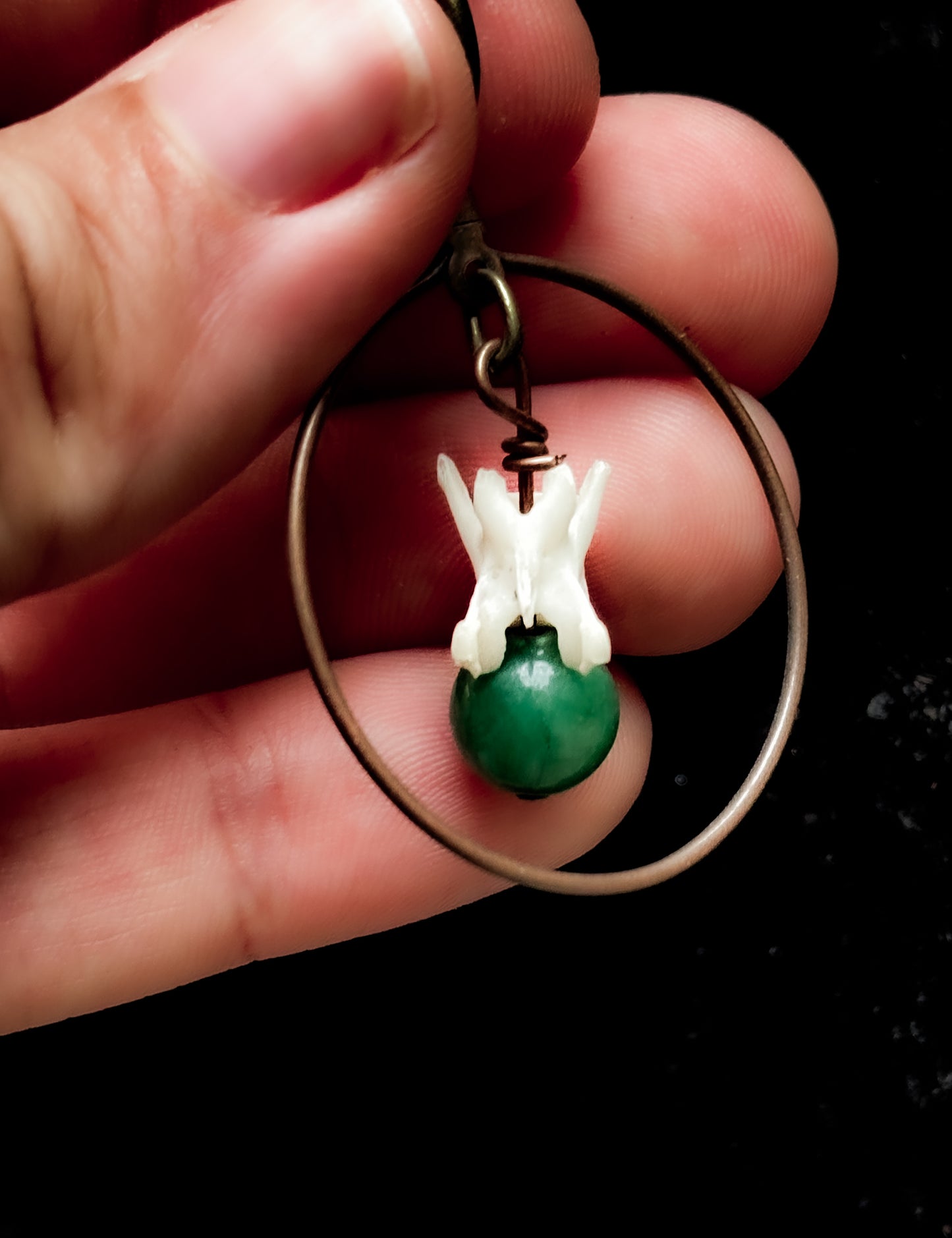 Vertebrate and bead necklace