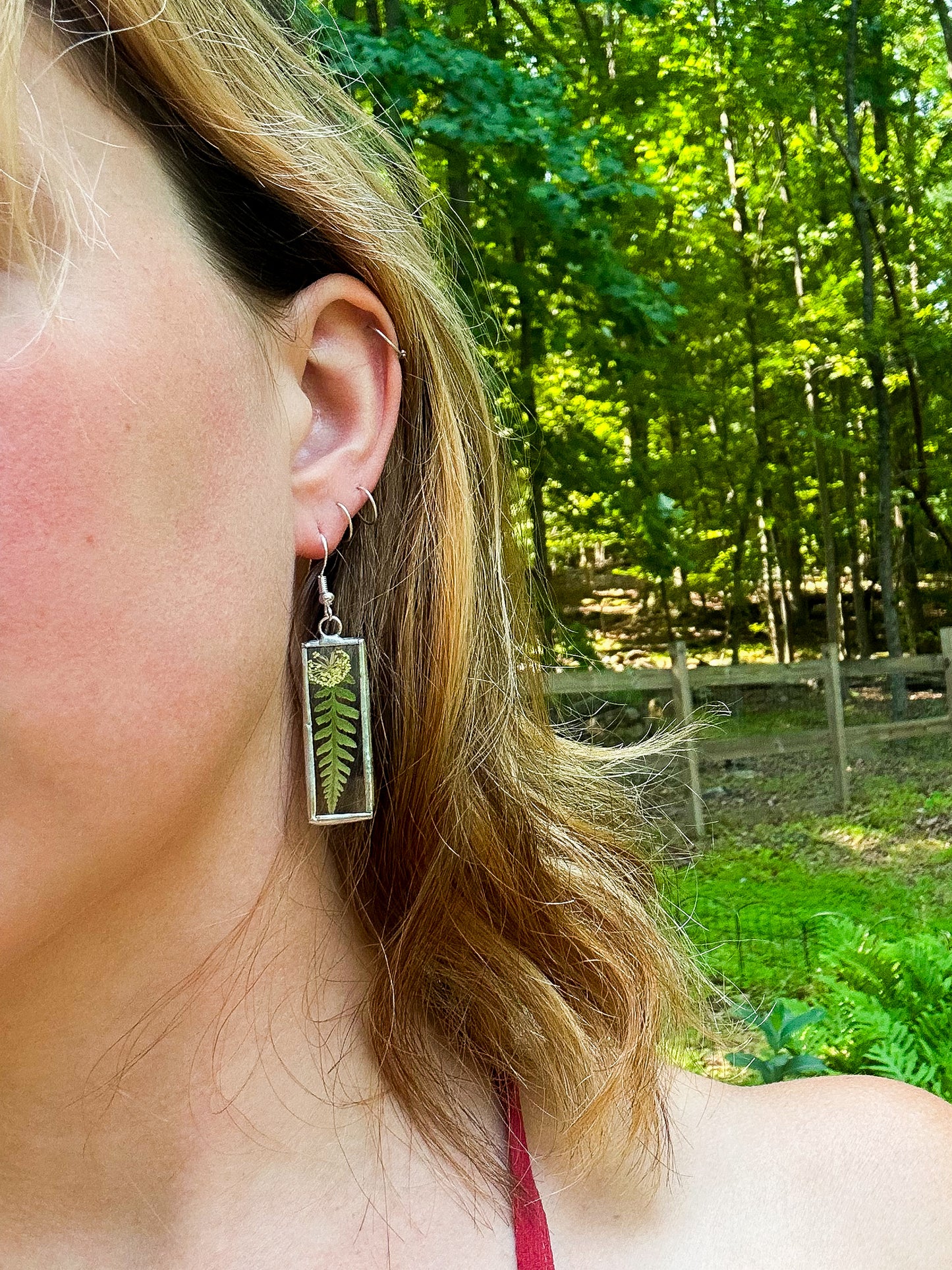 Fern earrings