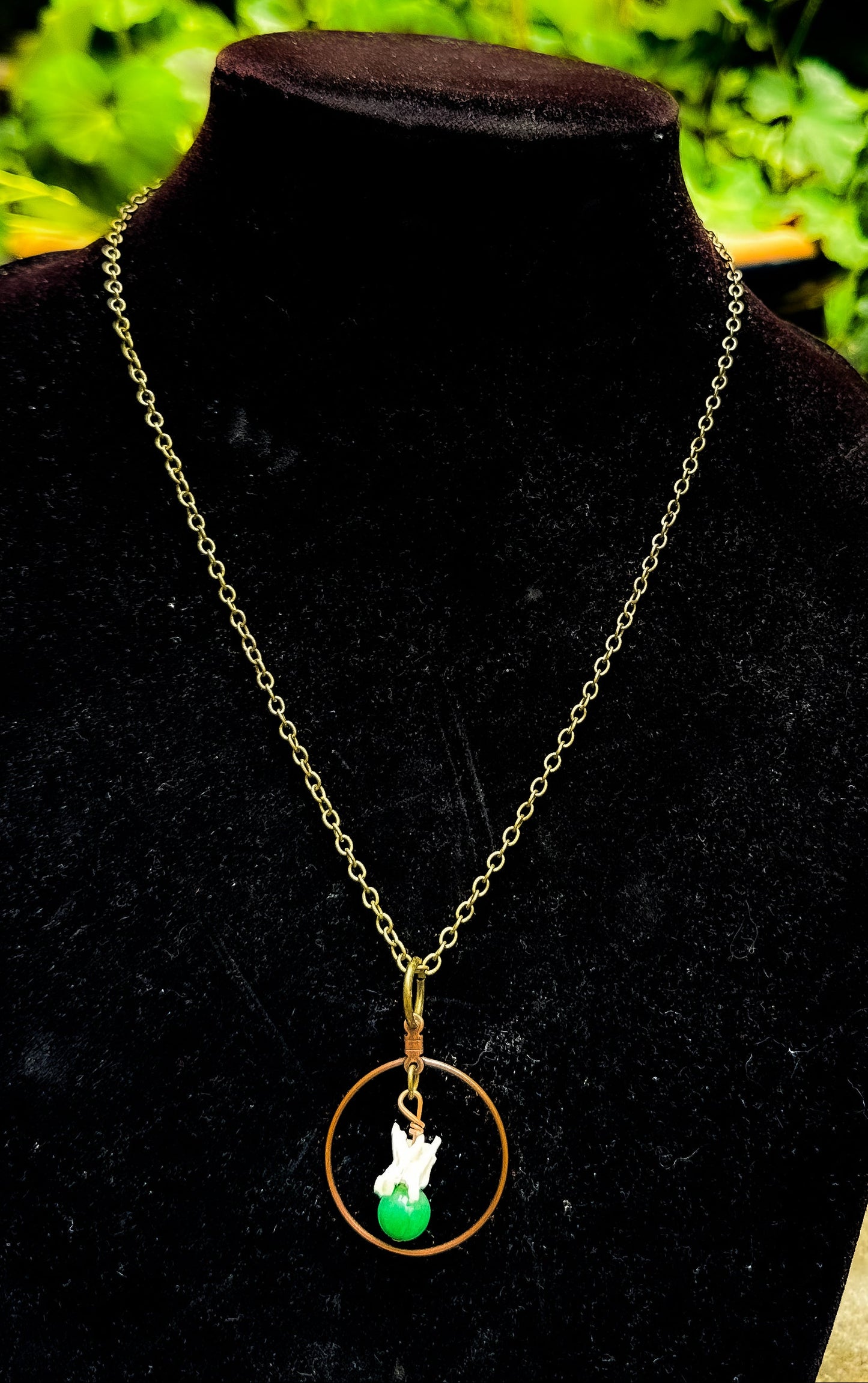 Vertebrate and bead necklace