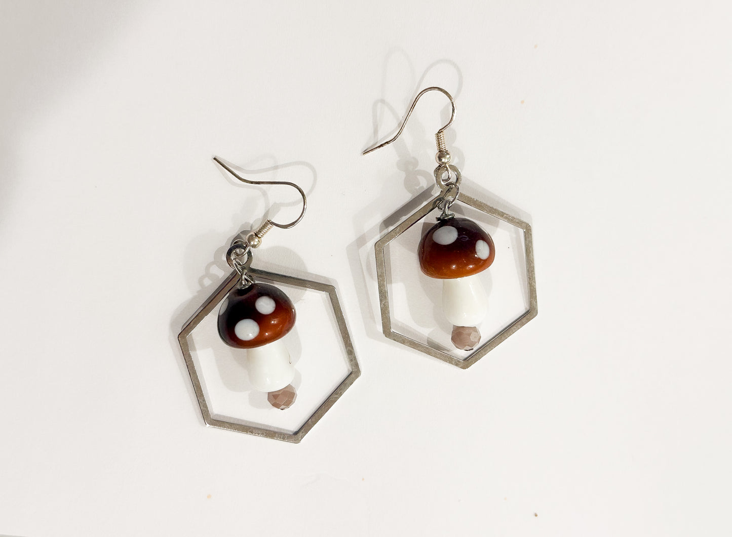 Mushroom earrings
