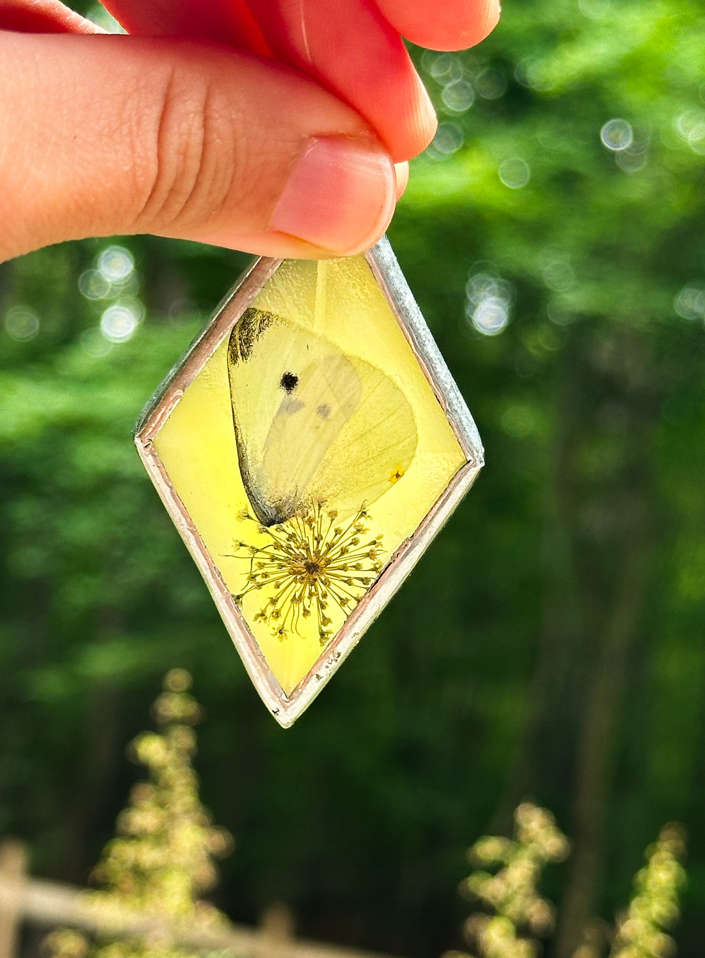 Small White yellow ornament