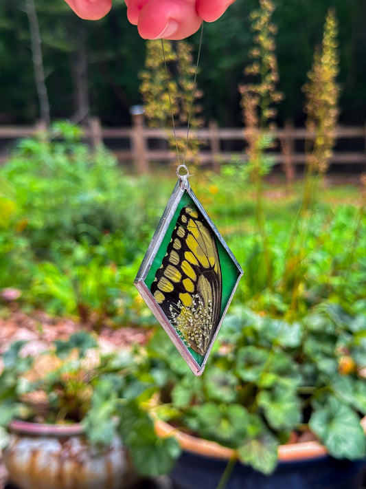 Swallowtail green ornament