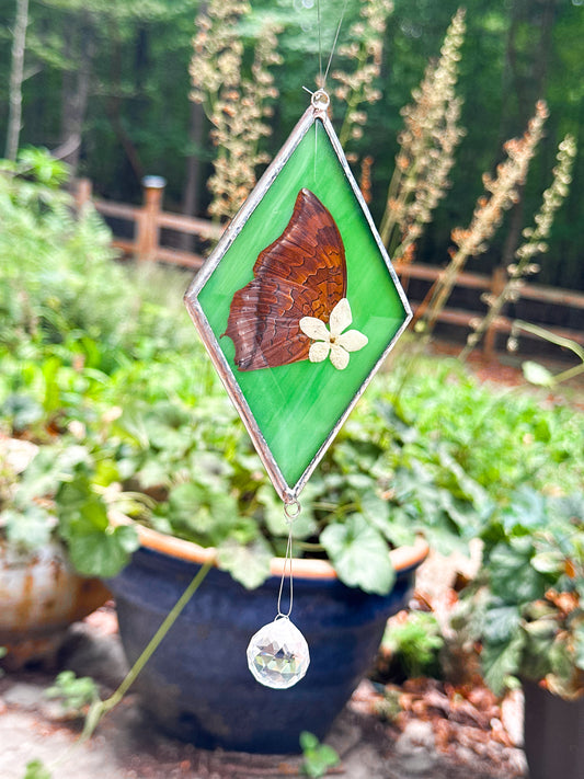 Dead Leaf butterfly double wing mobile