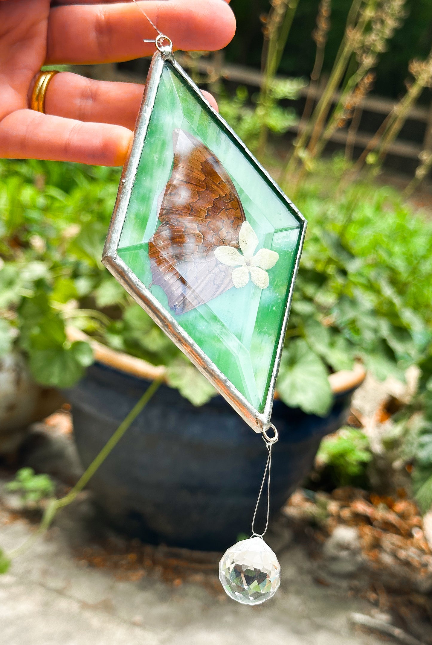 Dead Leaf butterfly double wing mobile