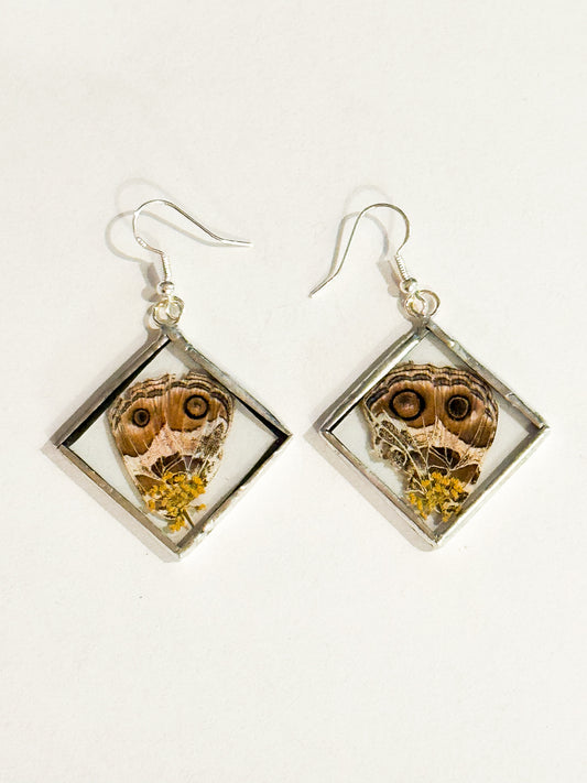 American Lady earrings with Golden Alexander