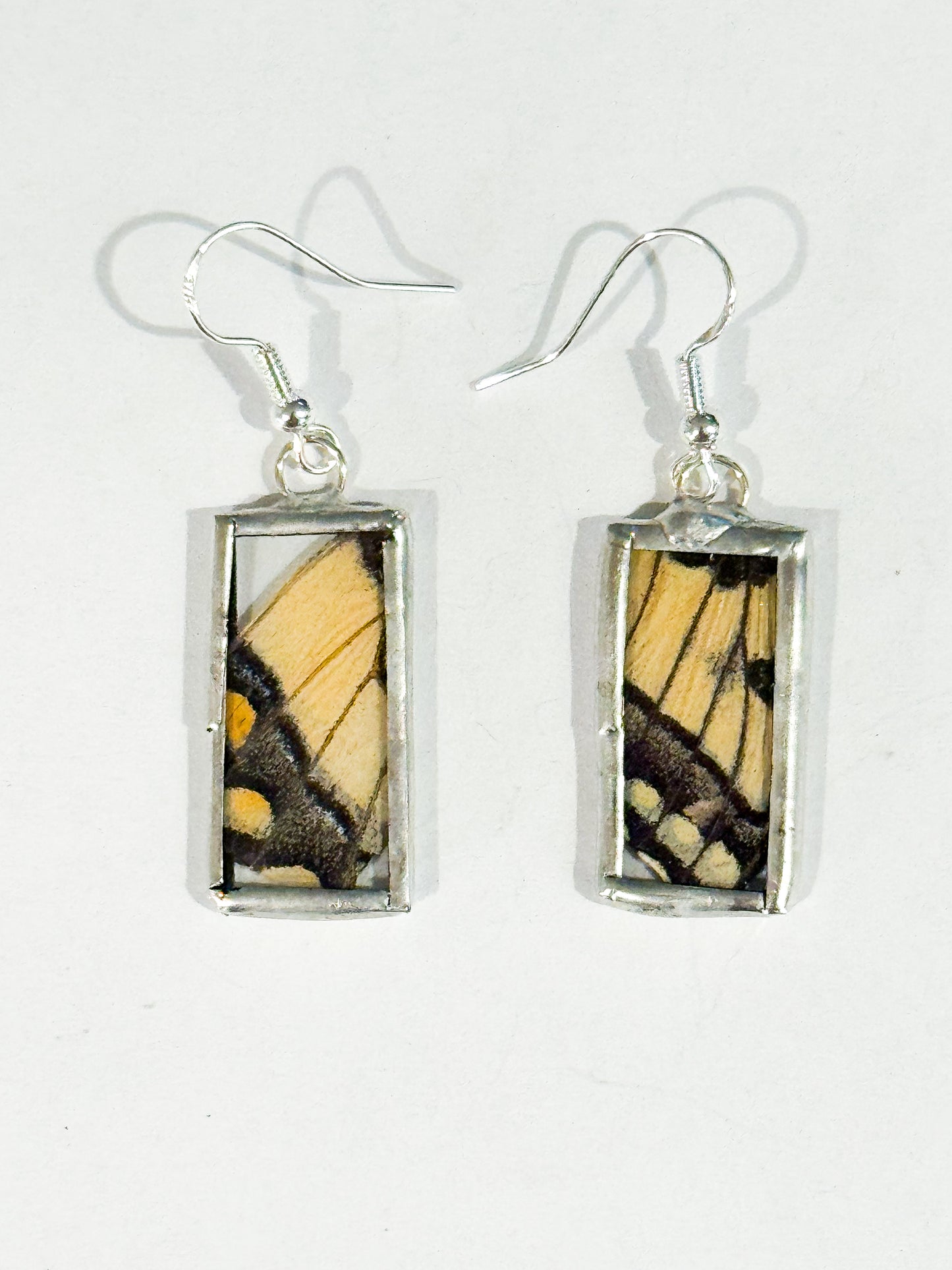 Tiger Swallowtail earrings (short rectangle)